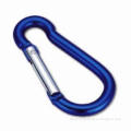 Classical Shape Carabiner Keychain, Made of Aluminium Alloy